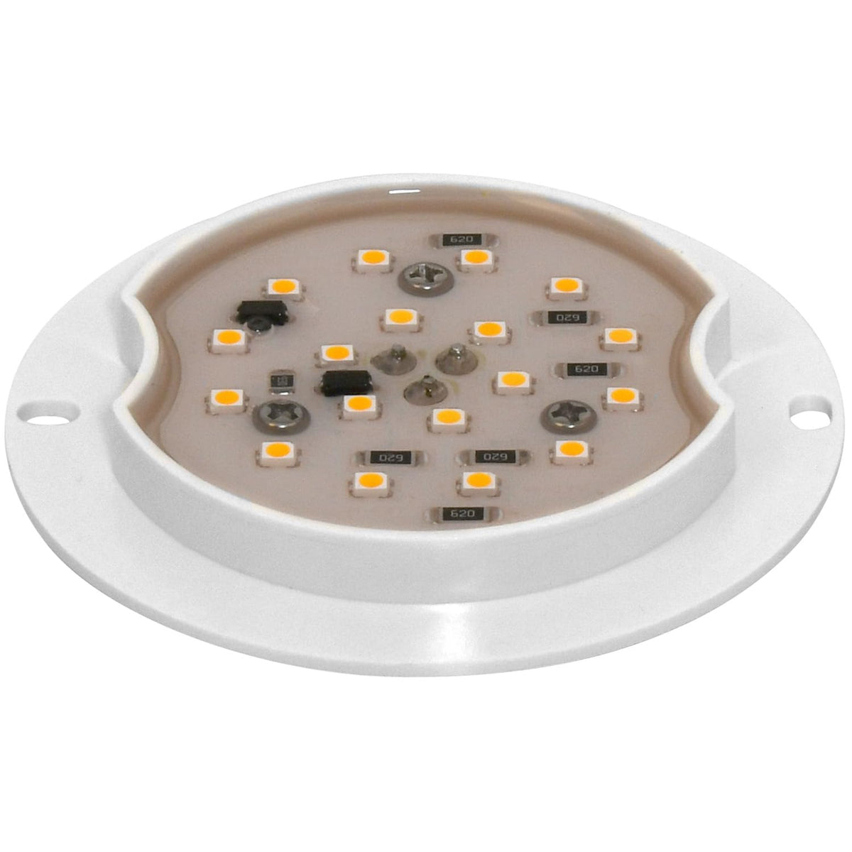 GG Grand General 81850 - Base de 18 LED ámbar para Lente de Vidrio GG con 3 Cables