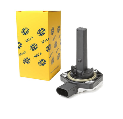 Hella Sensor de Nivel de Aceite del Motor 6PR008324101, 3 Polos, con Junta | con sello