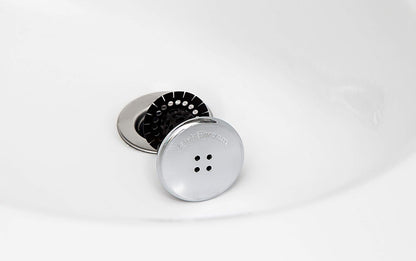 SinkShroom Combo Edition Revolucionario Protector de Drenaje para Fregadero de baño, colador, Snare, Plus StopShroom Tapón