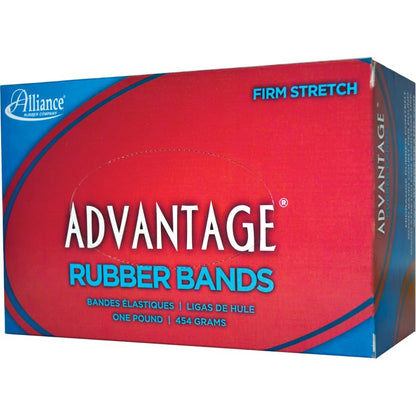 Alliance Rubber 26305 Advantage - Bandas de goma de tamaño #30, caja de 1 libra contiene aproximadamente 1150 bandas (2 x 1/8 pulgadas, crepé natural), color beige