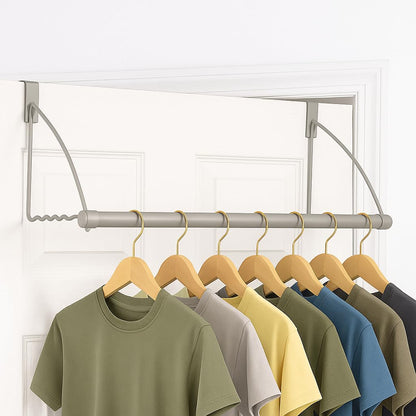 Holdn Colgador de Almacenamiento Sobre Puerta | Gris, paquete de 1, ropa, toallas, ampliable