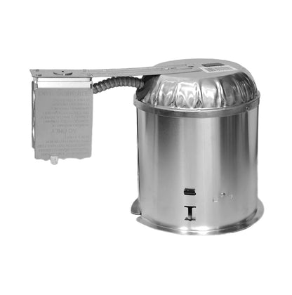 NICOR Lighting 6-Inch IC Rated Line-Voltage Airtight Remodel Housing (17003AR)