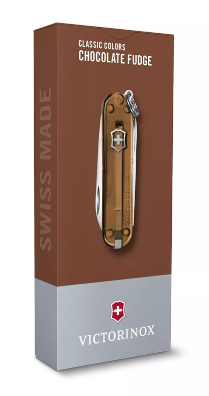 Victorinox Navaja Classic Colors, 7 Usos, Chocolate Fudge, 58 mm