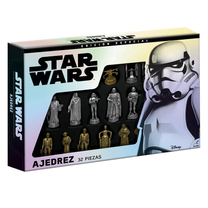 Novelty Ajedrez Coleccionable de Edición Especial - DORADO - BLANCO - VARIOS - COLECCIONABLE STAR WARS