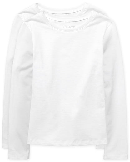 The Children's Place Basic Long Sleeve Layering Tees Camiseta Niñas
