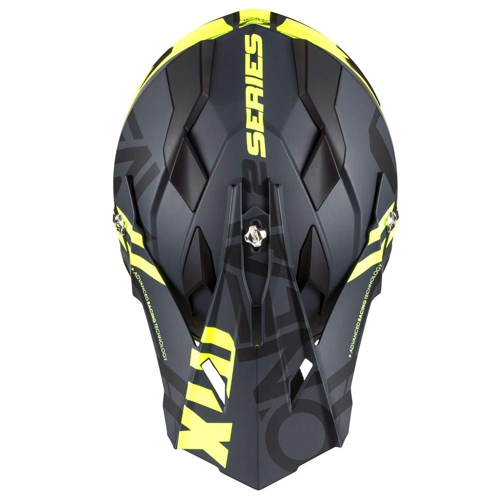 O'Neal 2SERIES Unisex-Adult SPYDE Helmet Spare Visor (Black/Hi-Viz, One Size)