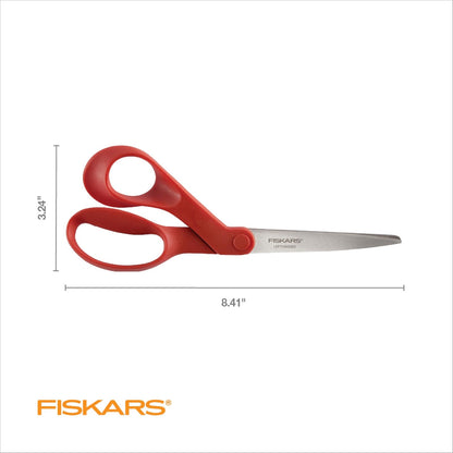 Fiskars 8 Inch All-purpose Left-hand Scissors (12-94508697WJ)