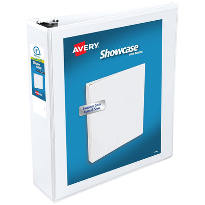 Avery Economy Showcase - Fólder con anillas redondas, 1 unidad, Blanco, 7.62cm (3") - 7,62cm - Blanco