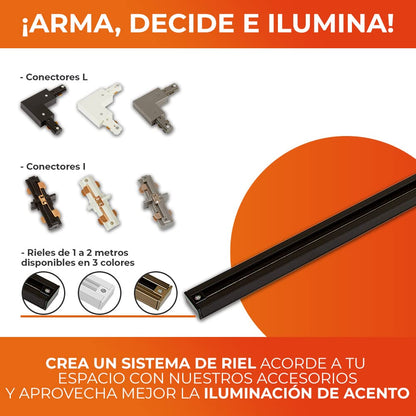 Tecnolite Lámpara de Techo Industrial PTL-2070/S, Base E27, Satinado
