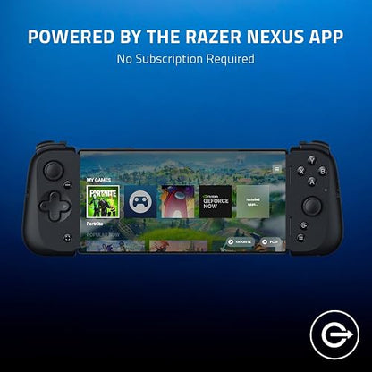 Razer Kishi V2 Controlador de Juegos Móviles para Android: Controles de Calidad de Consola - Ajuste Universal con Puente Extensible - Transmite Juegos de PC, Xbox, PlayStation