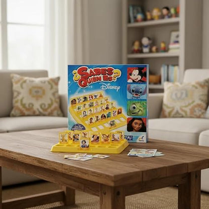 Disney Juego de Mesa Infantil ¿Sabes Quién Es? Novelty Corp | Adivina los Personajes, Diversión Familiar