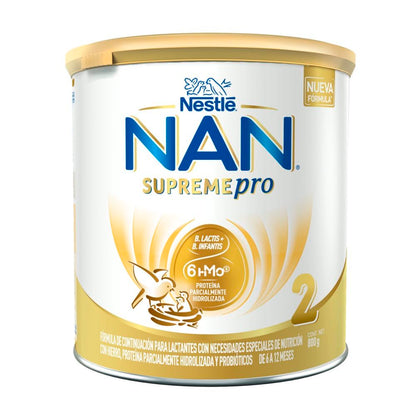 NAN 2 Supreme Pro Fórmula de Continuación 6-12 Meses, Pack 800 g + 400 g - 800 g (Paquete de 1)