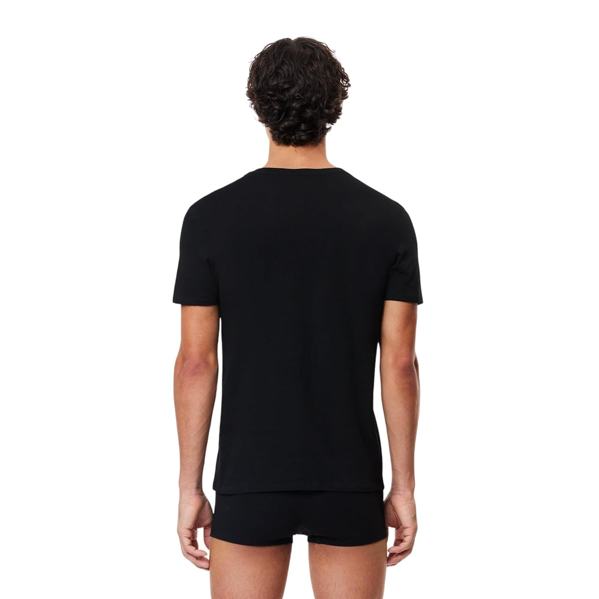 Lacoste Essentials, Camisetas de cuello en V para hombre (3 unidades, 100% algodón, ajustada)