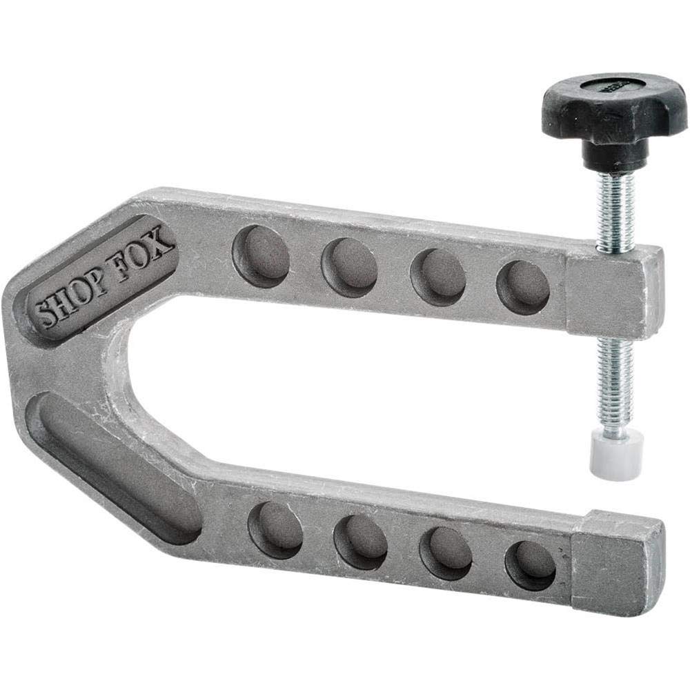 Shop Fox D2804 Abrazadera C de aluminio de alcance profundo de 6 pulgadas