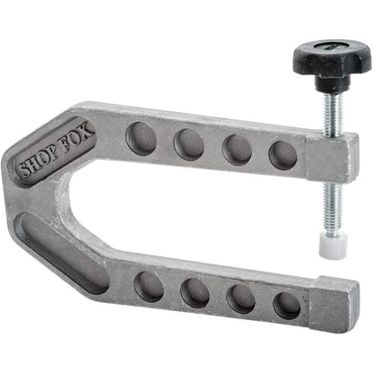 Shop Fox D2804 Abrazadera C de aluminio de alcance profundo de 6 pulgadas
