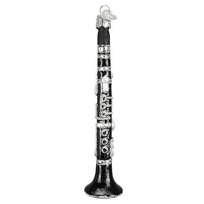 Old World Christmas Adornos de Vidrio para Clarinete soplado para árbol de Navidad (38026)