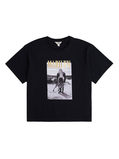 Lee Playera x Marylin Monroe Girlfriend tee para Mujer