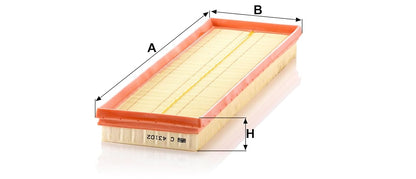 Mann Filter C 43 102 Air Filter