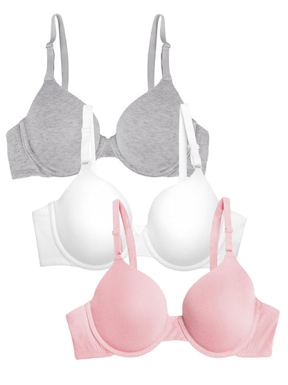 Fruit of the Loom Brasier de Algodón con Varilla para Mujer - Blanco - 36DD