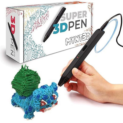 MYNT3D Bolígrafo Super 3D, 1,75 mm ABS y PLA compatible con bolígrafo de impresión 3D