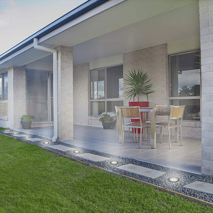 Construlita Lámpara LED Exterior, IP 67, Lámpara Empotrado en Piso, 127 - 277 V, 14 W, Luz de Día 6 500 k,