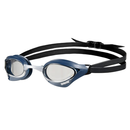 Arena Unisex Cobra Core Swipe Anti-Fog Racing Swim Goggles for Men and Women Polycarbonate Mirror Lens, Emerald/Cyber Lime
