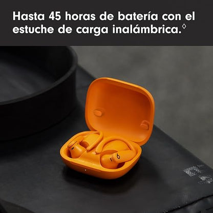 Beats Powerbeats Pro 2 Bluetooth Audífonos inalámbricos- cancelación de Ruido, IPX4, hasta 45 Horas de batería con el Estuche de Carga, compatibles con Apple y Android - Naranja eléctrico