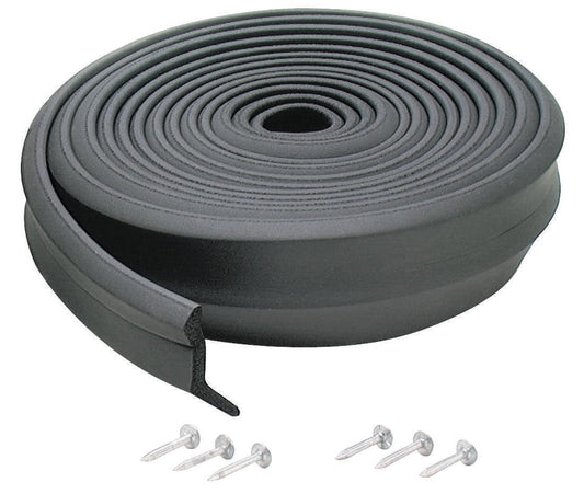 M-D Building Products 3723 Garage Door Bottom Rubber, 9 Feet, Black by M-D Building Products