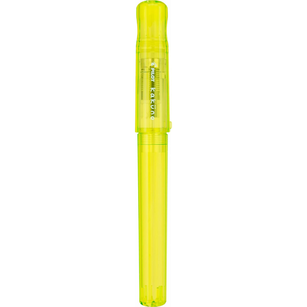 PILOT Pluma Fuente Kakuno, barril color verde traslúcido, punto mediano, estuche con una pieza