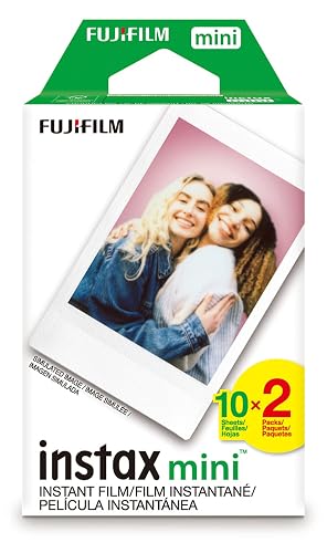 Fujifilm INSTAX Mini Instant - Película para todas las Mini cámaras Instax, Blanco