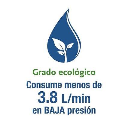 Foset Basic R-506, Regadera redonda, cabeza ABS, 2-1/2", Basic