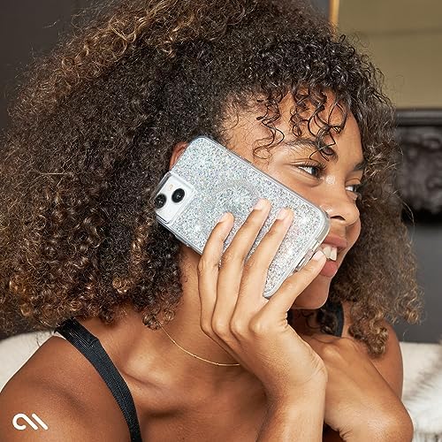 Case-Mate - Funda para iPhone 15 Plus – Disco parpadeante [protección contra caídas de 12 pies] [compatible con MagSafe] Funda magnética con bonito brillo brillante para iPhone 15 Plus de 6.7 pulgadas