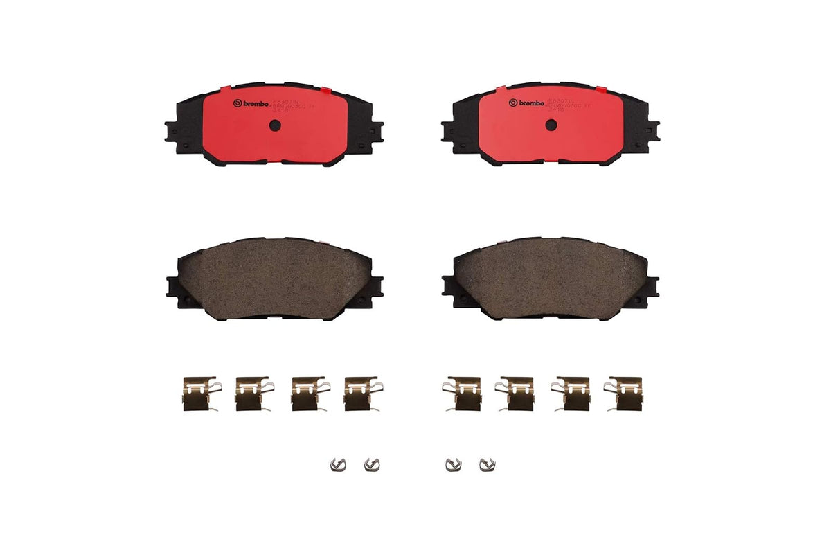 Brembo Balata (NAO) P83071N Pontiac Vibe 2009-2010, Scion iM 2016-2016, tC 2011-2016, Toyota Corolla iM 2017-2018, Matrix 2009-2013, Mirai 2016-2020, RAV4 2006-2018
