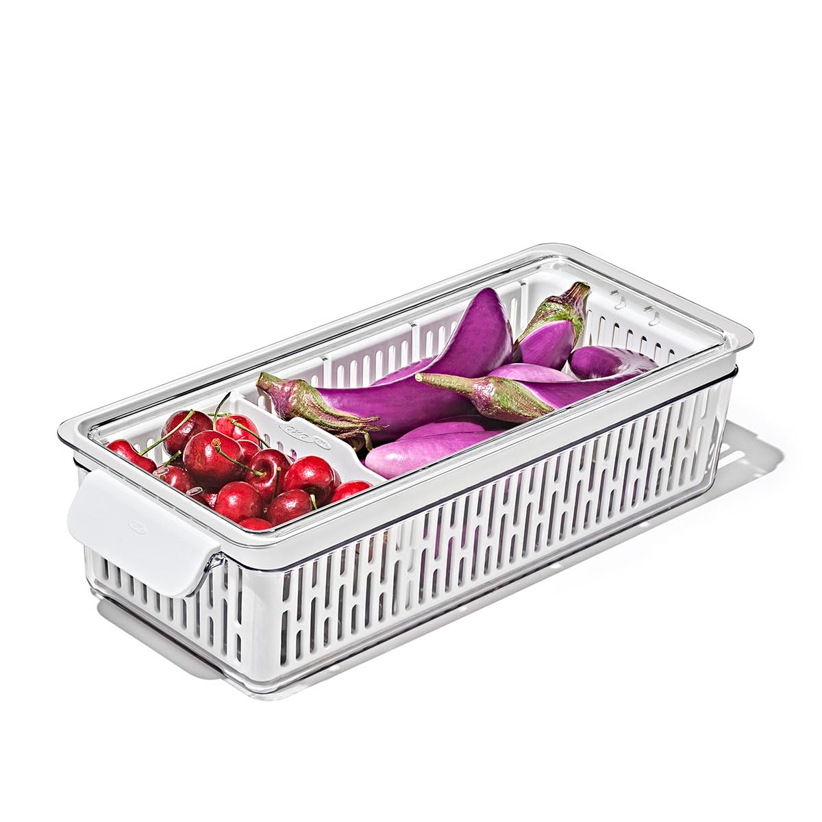 OXO Good Grips Produce Saver - cubeta grande - Contenedor largo
