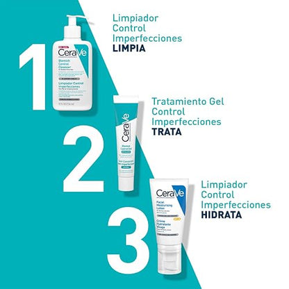 Cerave Gel Facial tratamiento Anti-imperfecciones Para Piel Grasa o Acne, 40ml