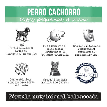 Prime Care Alimento para Perros Cachorros Razas Pequeñas y Mini 2 kg