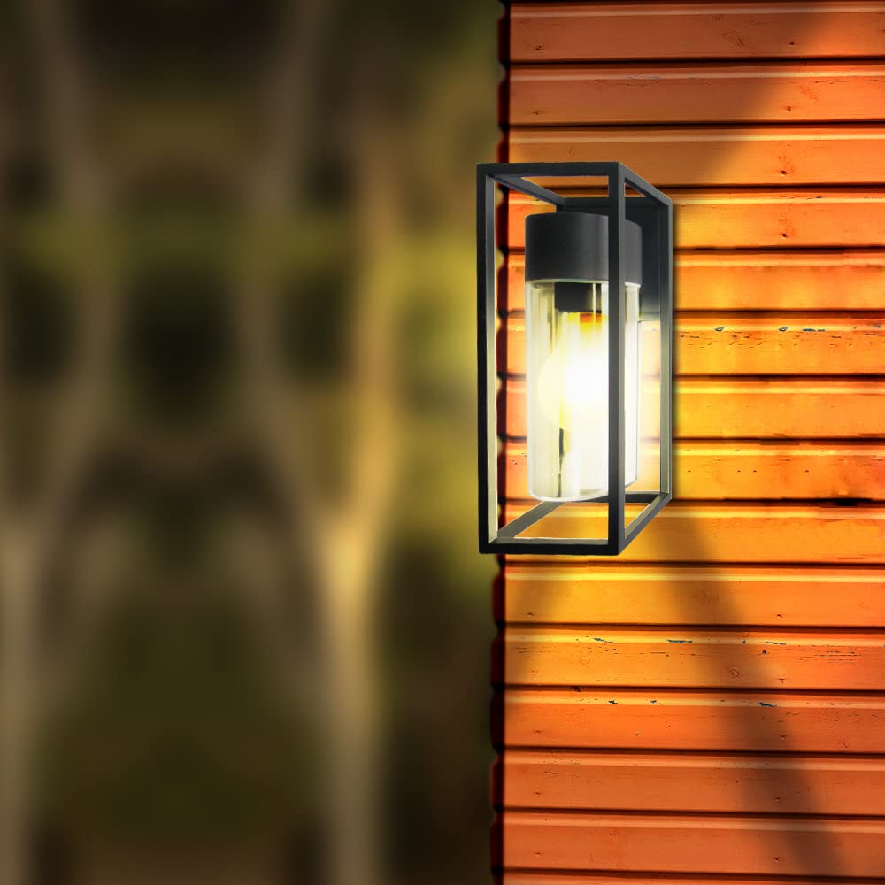 Tecnolite Lámpara de Pared Arbotante Tipo Farol Exterior, Potencia Máx. 60 W, Base E27, IP44, No incluye foco