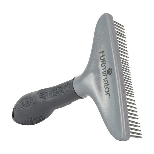 Furminator Grooming Rake for Dogs and Cats with Thick Fur