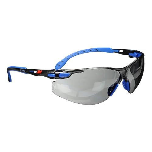 3M Solus 1000 Series - Lentes protectores con revestimiento antivaho Scotchgard, Negro/Azul, Una talla