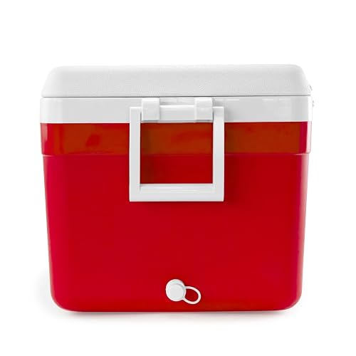 Guateplast - Hielera Portátil de 50 litros (53 QT) | Capacidad para 70 Latas | Enfriador Resistente y Liviano | Cooler - Hielo | Hielera Grande |