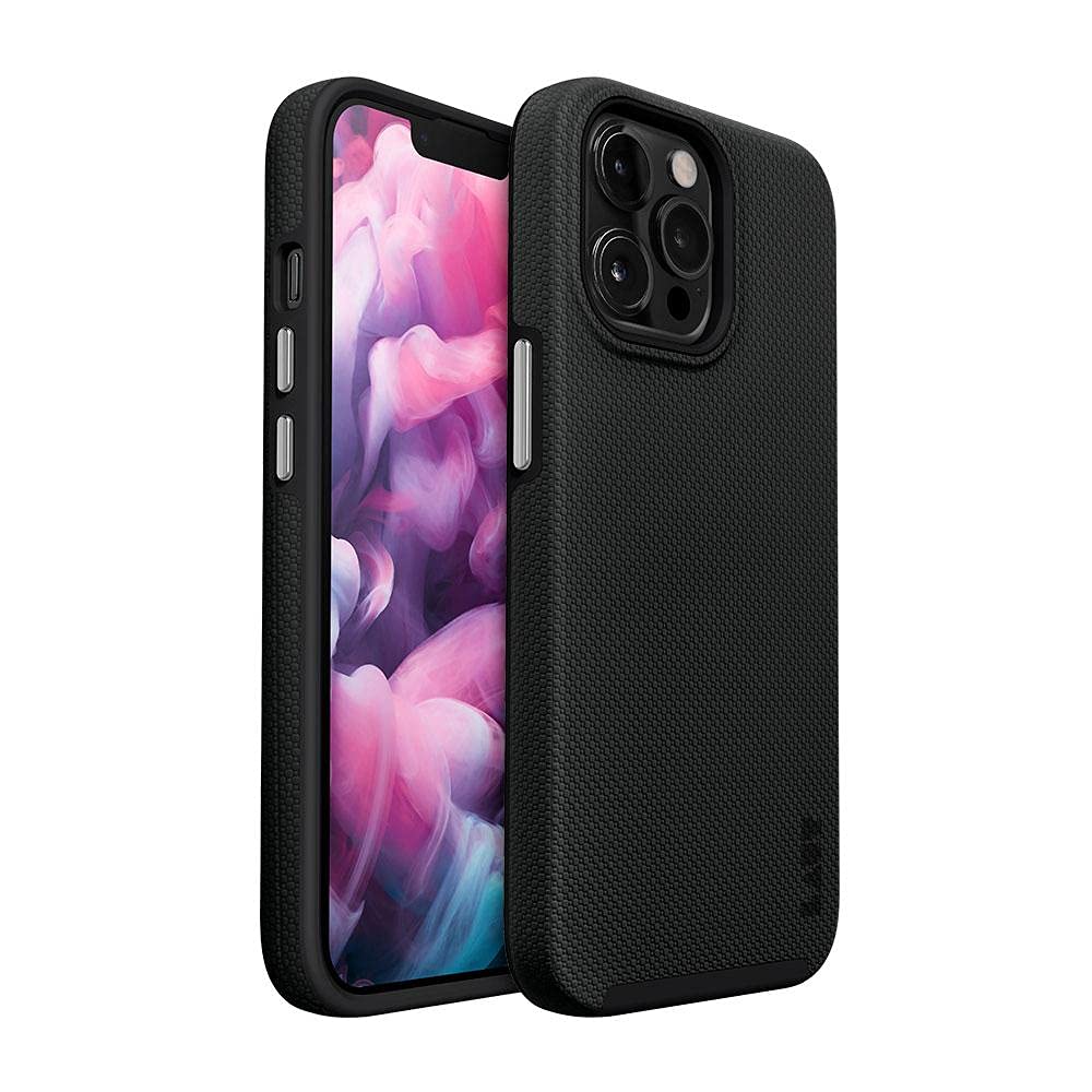 LAUT Funda iPhone 13 Pro MAX, Protección contra caídas de 3.96m, Protección de Capa Doble, Capa Interna semiblanda y Carcasa Exterior de plástico Resistente, Botones táctiles, Perfil Delgado, Shield