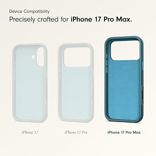 Beats - Funda de Alta protección con MagSafe de Beats para el iPhone 17 Pro MAX con Control de la Cámara, Resistente a rayones y caídas, Textura Mate con Forro de Microfibra – Azul Roca