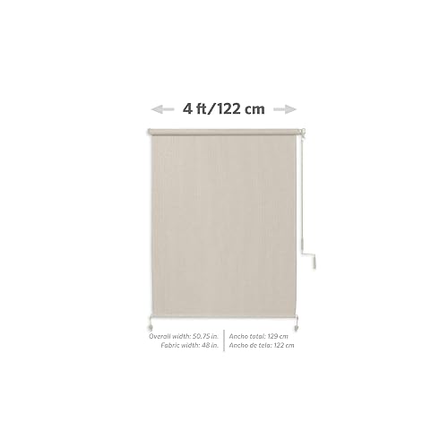 Coolaroo 462161 Persiana Enrollable, 4 x 8 pies, Guijarro