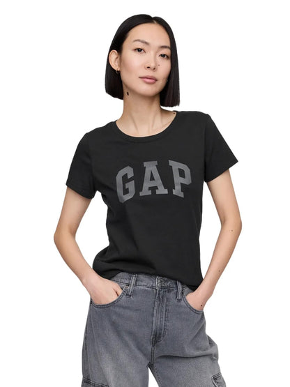 Gap Camiseta clásica con Logotipo Camiseta para Mujer