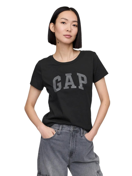 Gap Camiseta clásica con Logotipo Camiseta para Mujer