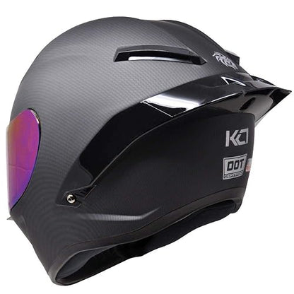 Casco KOV KC1 Negro Carbon XL