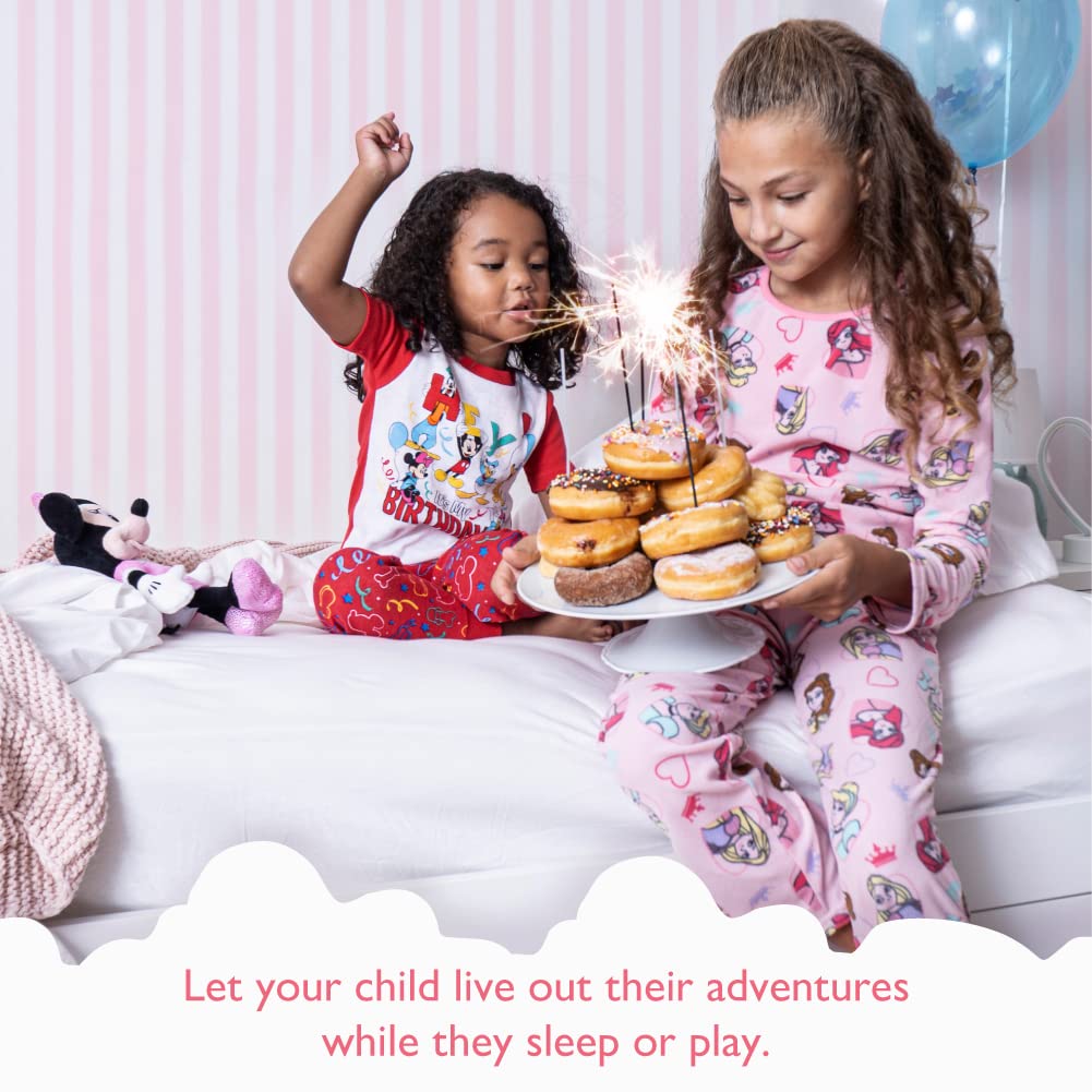Disney Girls’ Big Princess Nightgowns, Pack of 3