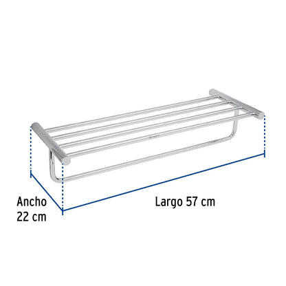 Foset Element ELA-78, Toallero repisas portatoalla, cromado
