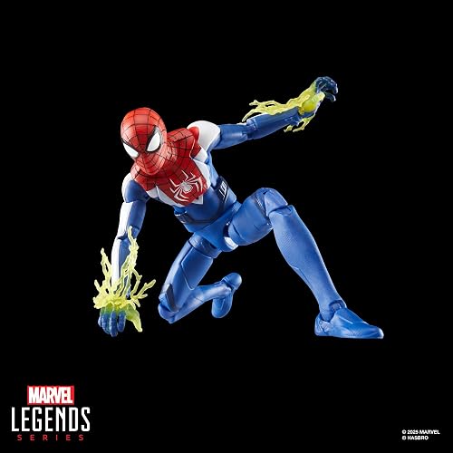 Marvel Legends Series Gamerverse, Figura de acción de Miles Morales, Traje Mejorado