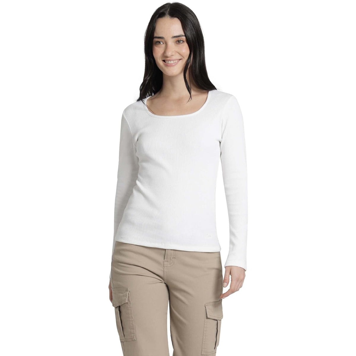 Lee Camisa Slim de Algodón para Mujer